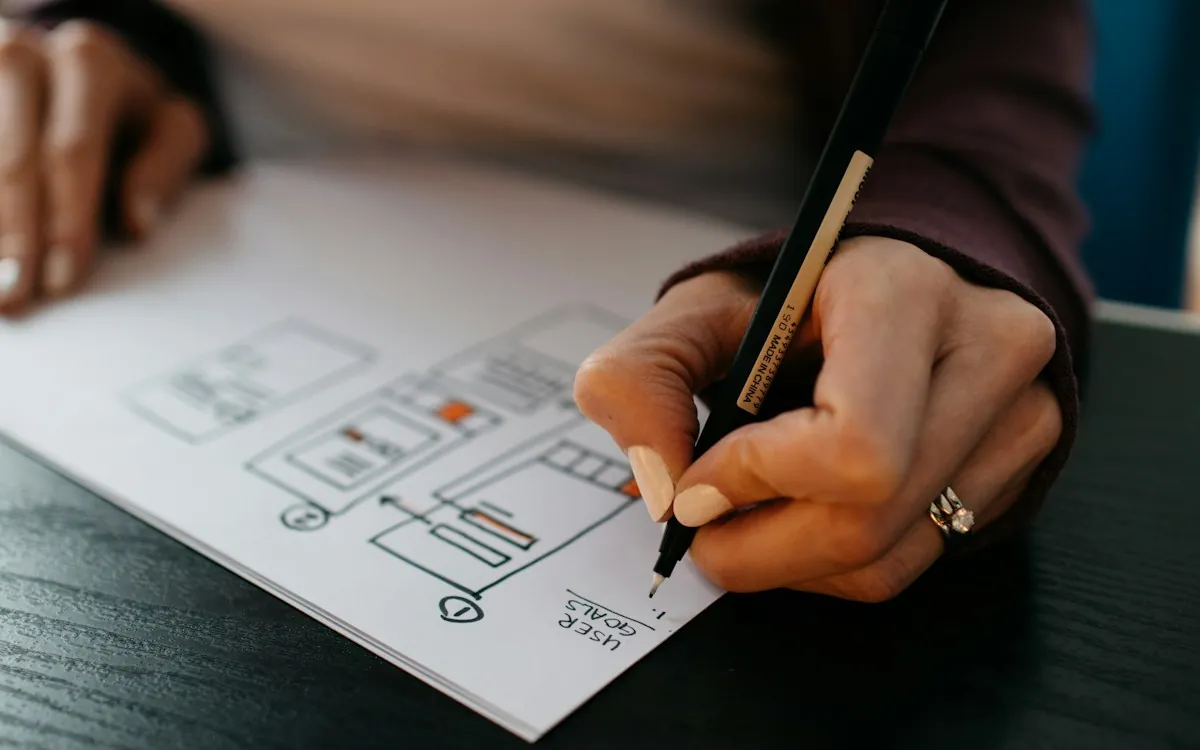 A/B test results and funnel metrics on a screen